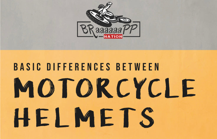 Basic differences between motorcycle helmets