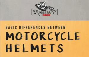 Basic differences between motorcycle helmets