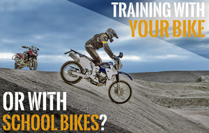 Should we train with our bike, or school bikes?